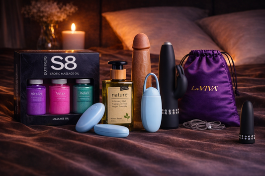 My Store Ultimate Intimacy Kit with various personal care products and accessories for enhancing intimacy and connection.