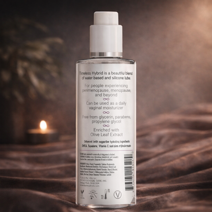 Bare Intentions Wicked Simply Timeless Hybrid perfume bottle, 120 ml, with sleek design and clear label on a neutral background.