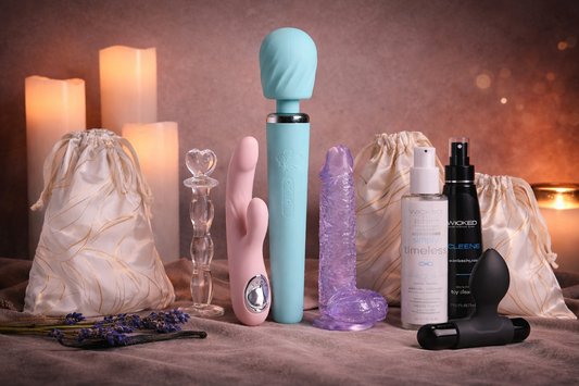 My Store Ultimate Intimacy Kit with personal care products, accessories, and essentials for romantic intimacy.