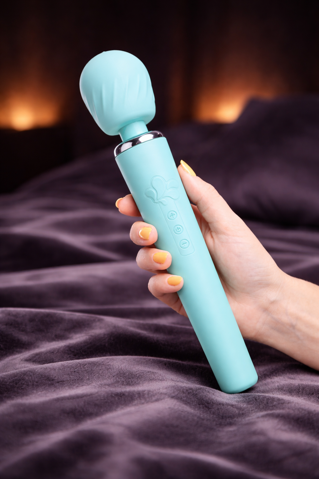 Bare Intentions NALA Premium Wand, smooth silicone personal massager with ergonomic shape for intimate pleasure.