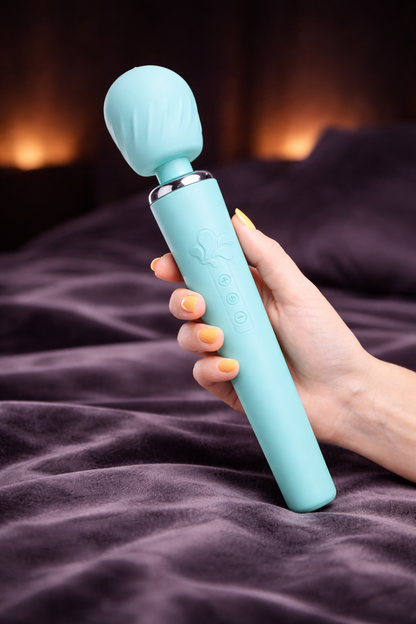 Bare Intentions NALA Premium Wand, smooth silicone personal massager with ergonomic shape for intimate pleasure.