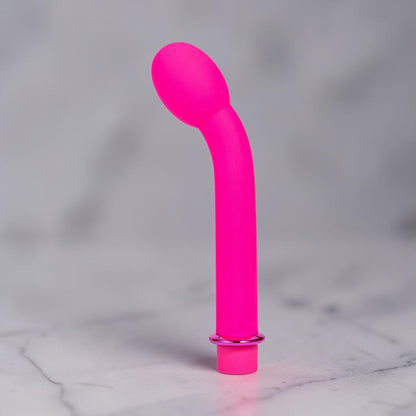 Bare Intentions KORA Fiercely Powerful G and P Spot Vibrator shown with sleek design and textured surface for targeted pleasure.