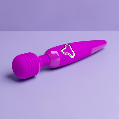 Bare Intentions Pulse Wand, a sleek handheld personal massager with ergonomic design and smooth surface for targeted relief.