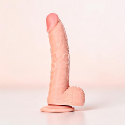 Bare Intentions The Pillar 8 Inch decorative sculpture with a sleek, modern design in neutral tones.