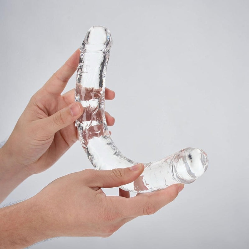 Crystal Clear Double product by Bare Intentions, showcasing a sleek, transparent design with two interconnected crystal-clear elements.