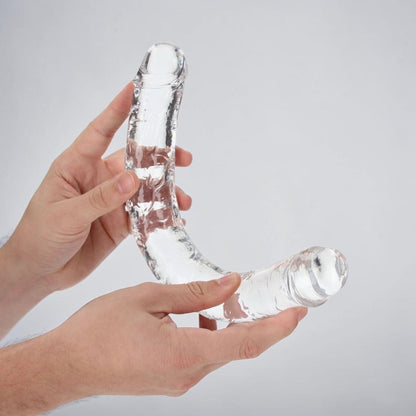 Crystal Clear Double product by Bare Intentions, showcasing a sleek, transparent design with two interconnected crystal-clear elements.