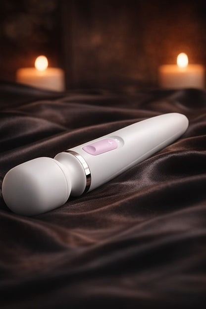Bare Intentions Signature Wand displayed in a serene scene, showcasing its elegant design and craftsmanship.